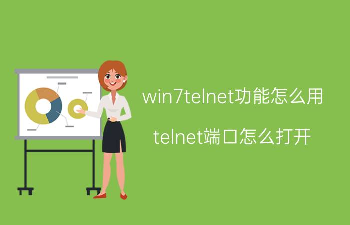 win7telnet功能怎么用 telnet端口怎么打开？